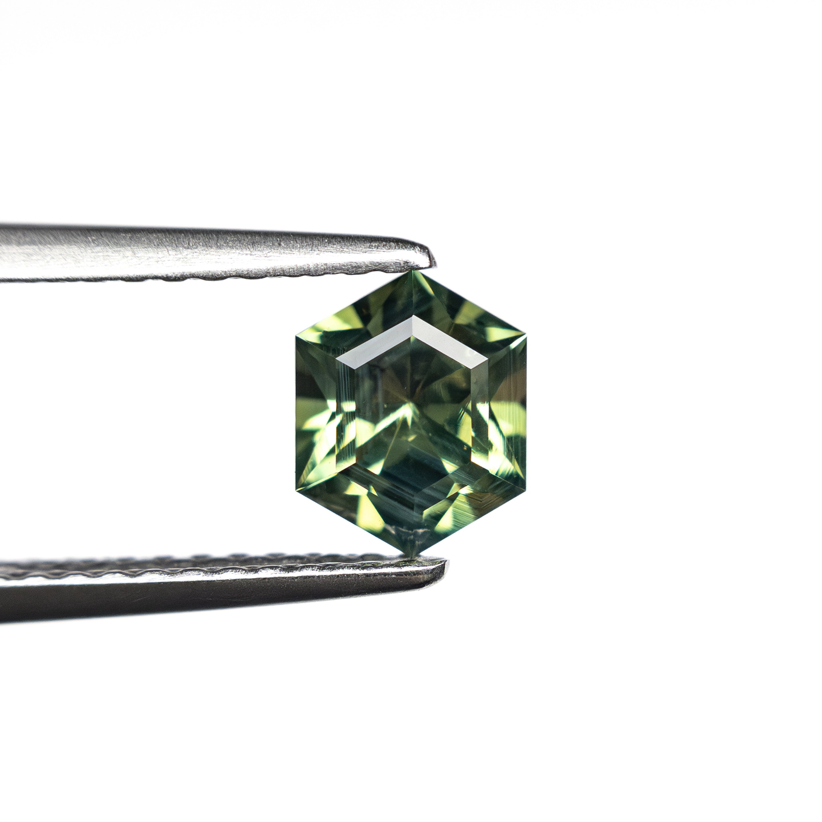 0.79ct 6.40x5.15x3.49mm Hexagon Step Cut Sapphire 27336-02