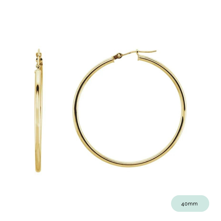 Hinged Hoop Earrings