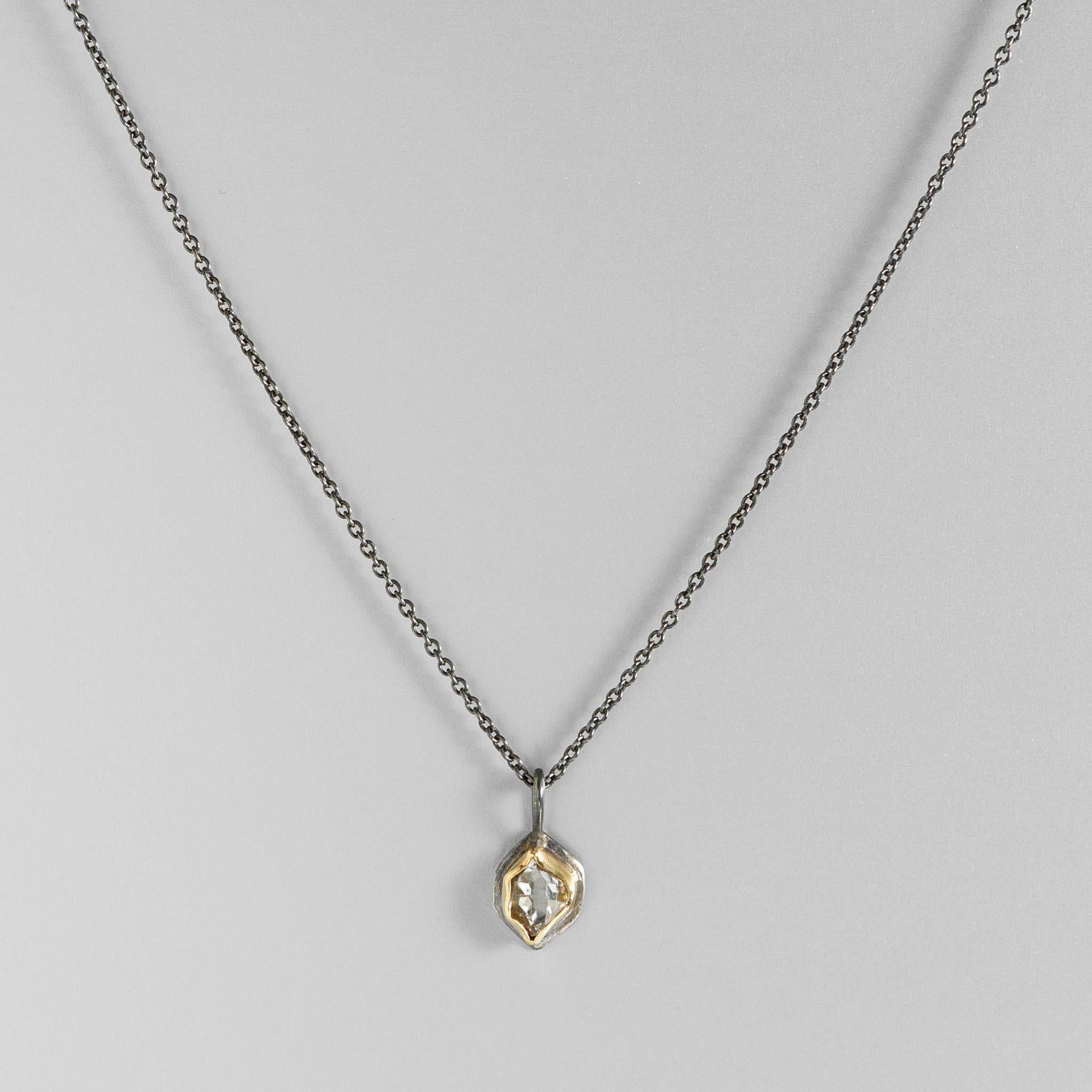Glacier Petite Charm | Herkimer Diamond