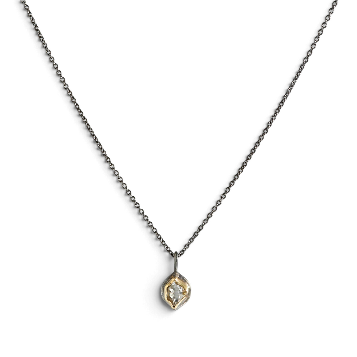 Glacier Mini Charm with Herkimer diamond
