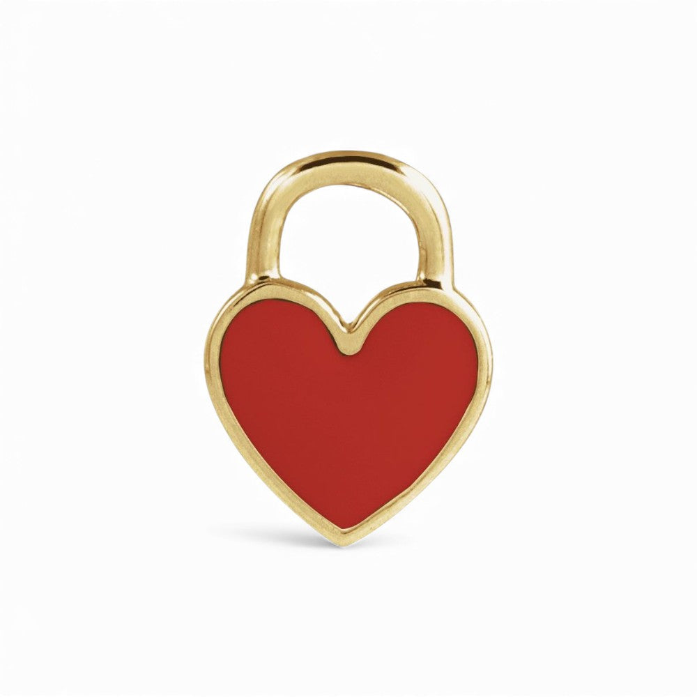 Enamel Love Lock