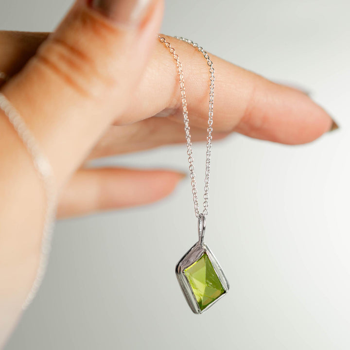 Glacier Charm | Peridot | Sterling Silver