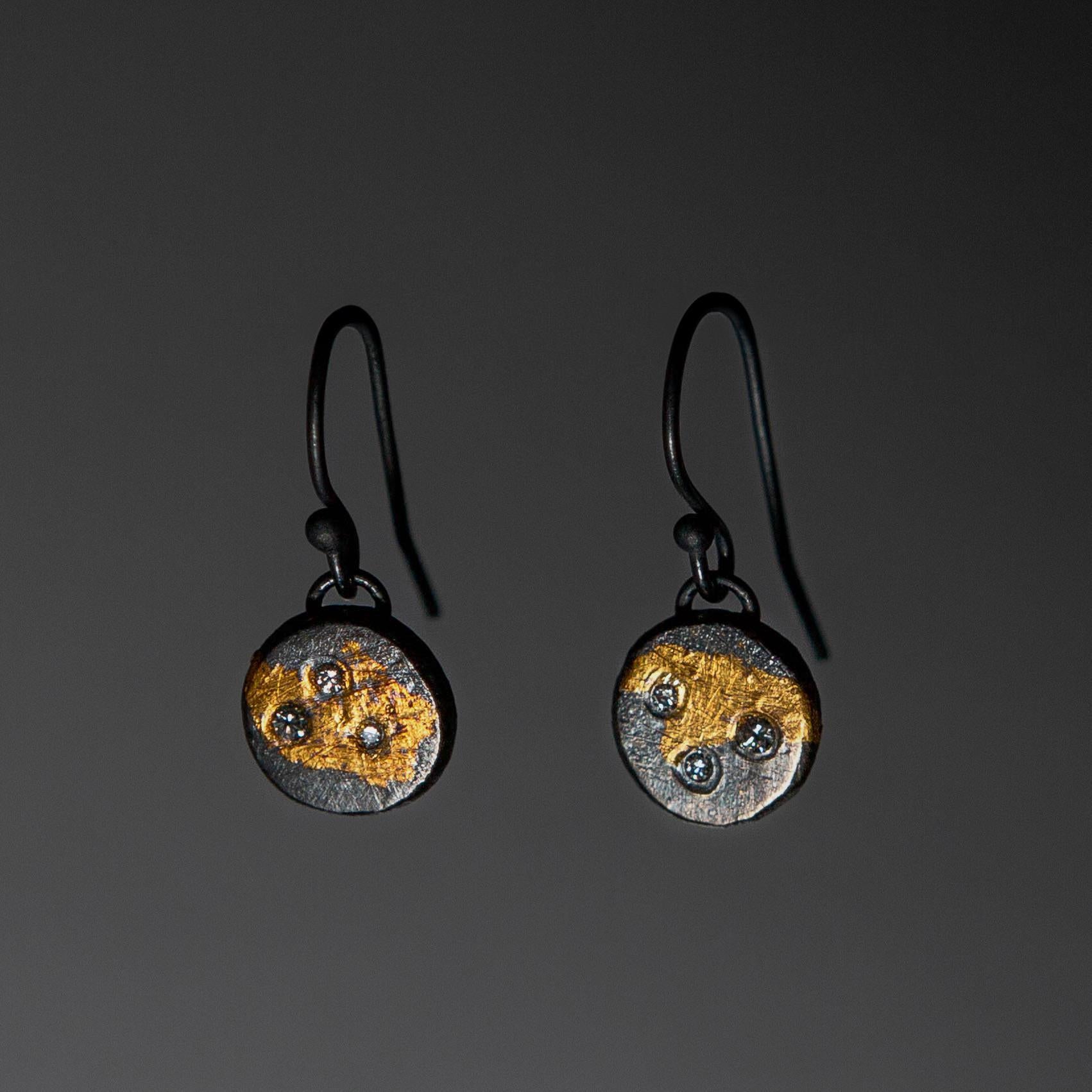 Gilded Relic Starry Night Drop Earrings