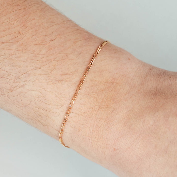 Baby Figaro Chain Bracelet