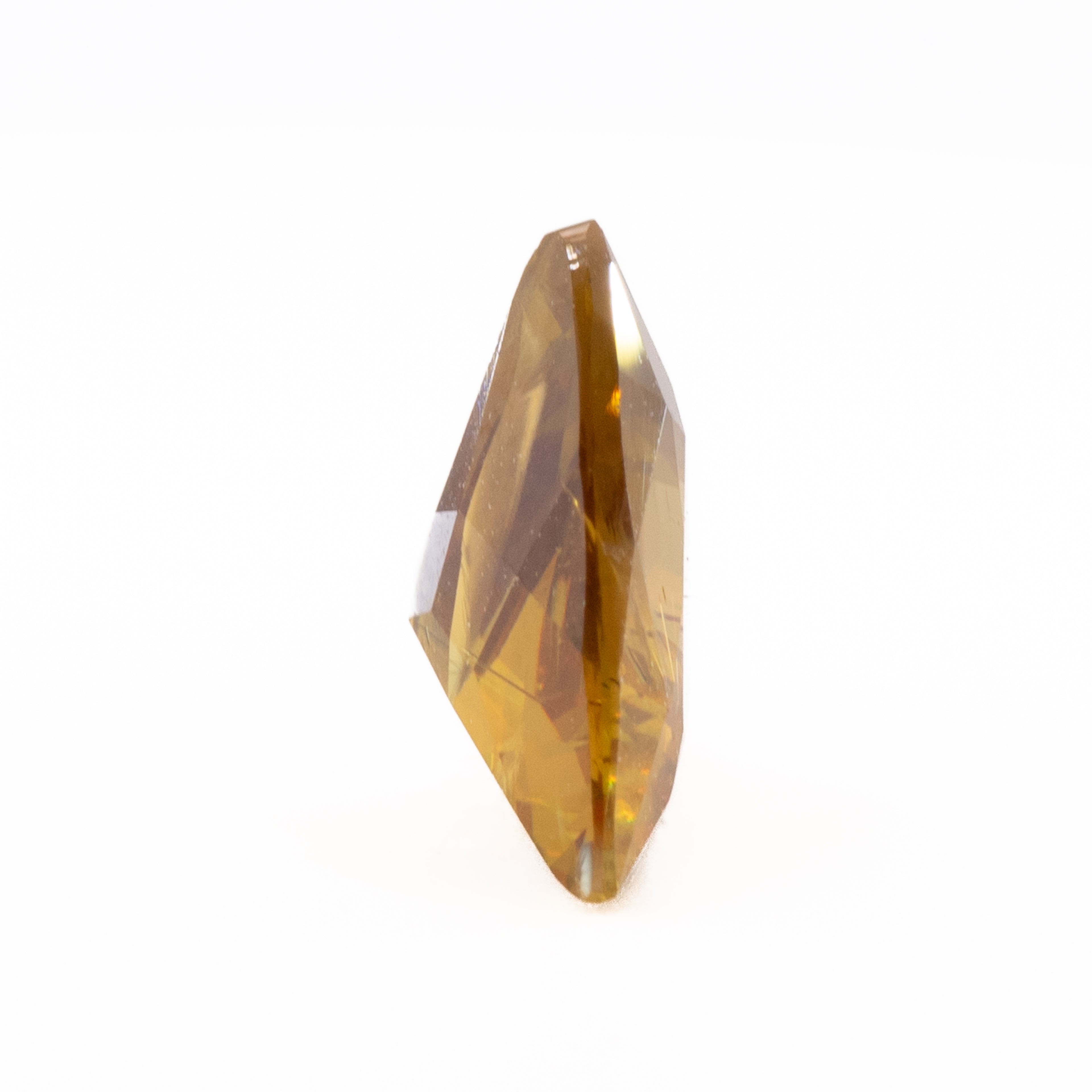 Helios | Loose Yellow Trillion-Cut Sphene Gemstone, 1.49 ct (Pakistan Origin)