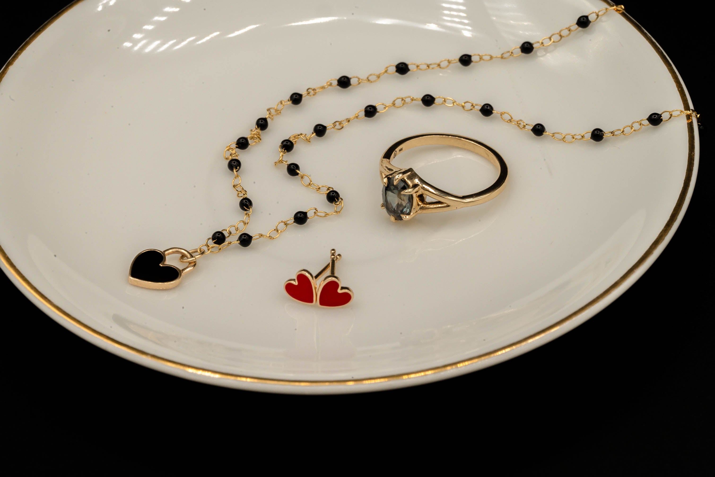 Enamel Bead Necklace