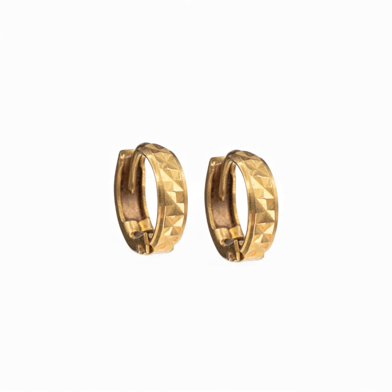 Golden Prism Hoops