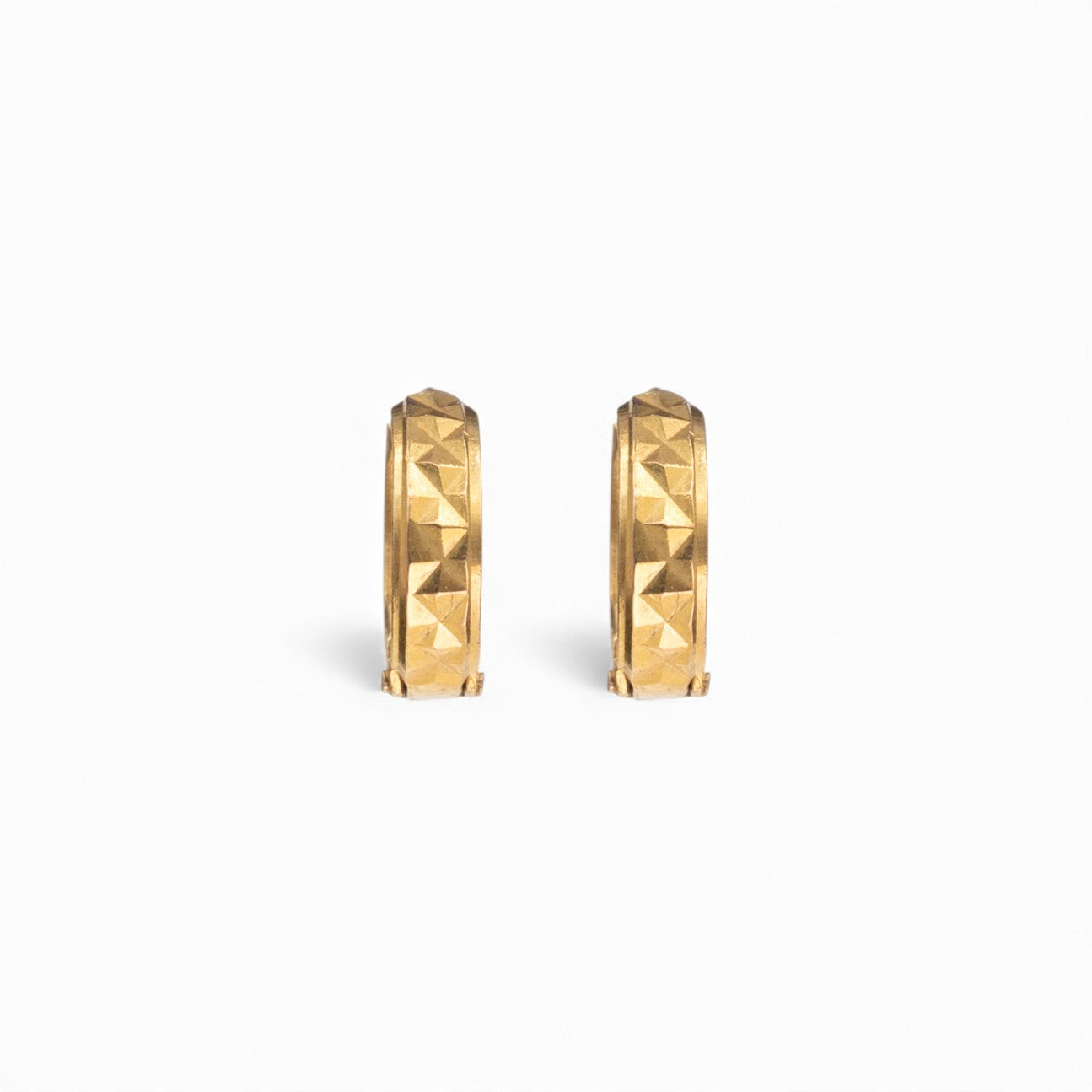 Golden Prism Hoops