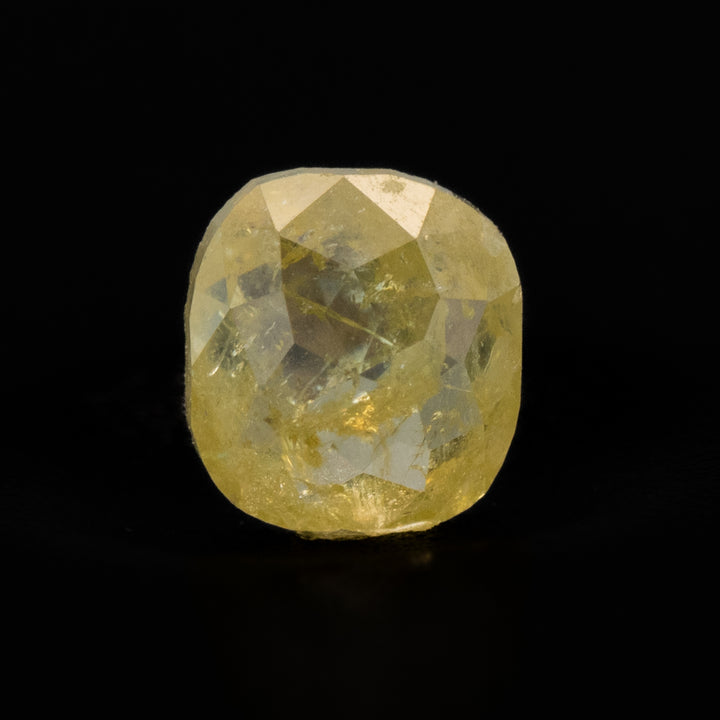 Cushion Rose Cut Rustic Yellow Diamond | 0.46 ct.