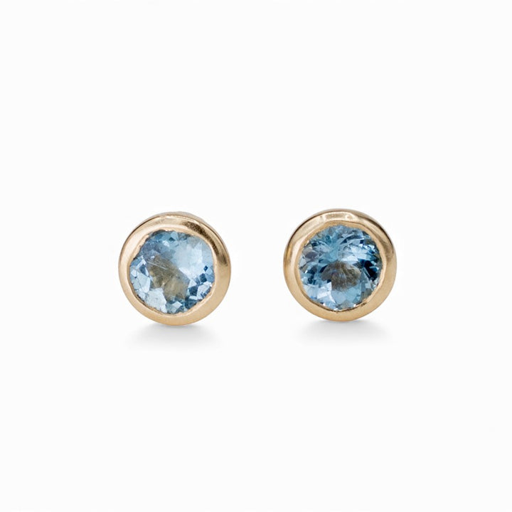 Skylight Aquamarine Studs