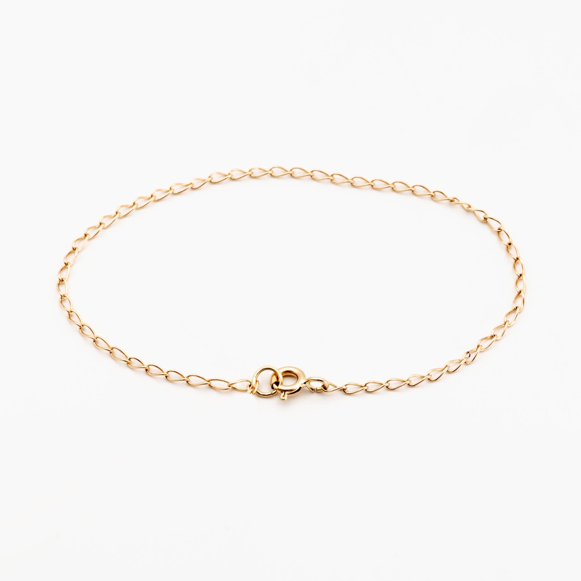 Elongated Curb Chain Anklet