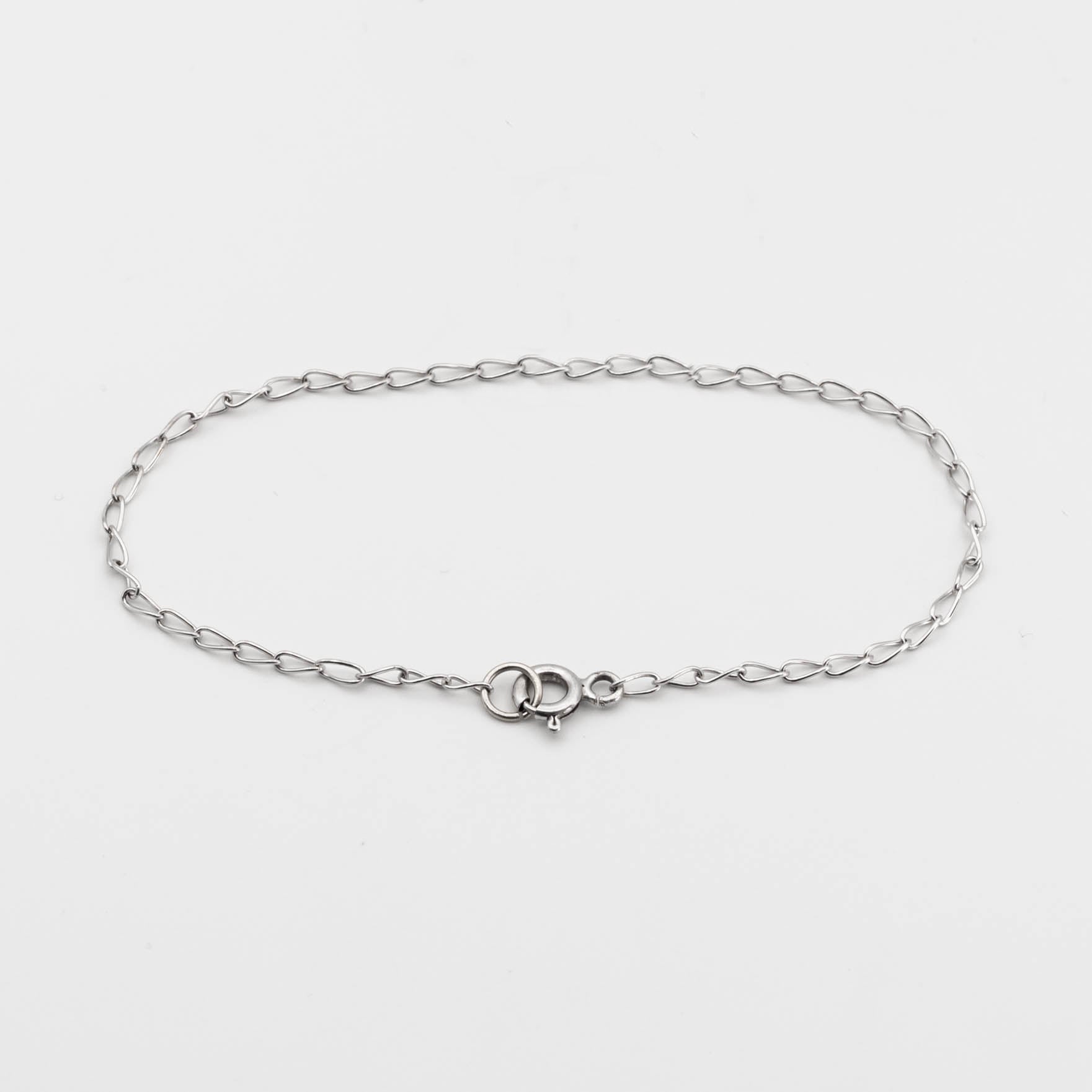 Elongated Curb Chain Anklet