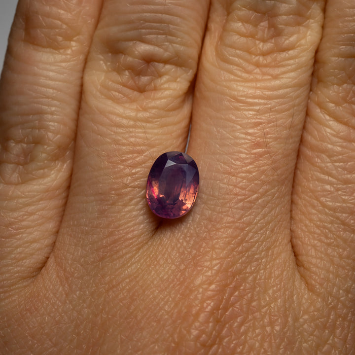 Oval Purple Sapphire | 2.89ct | Unheated, Kashmir Origin