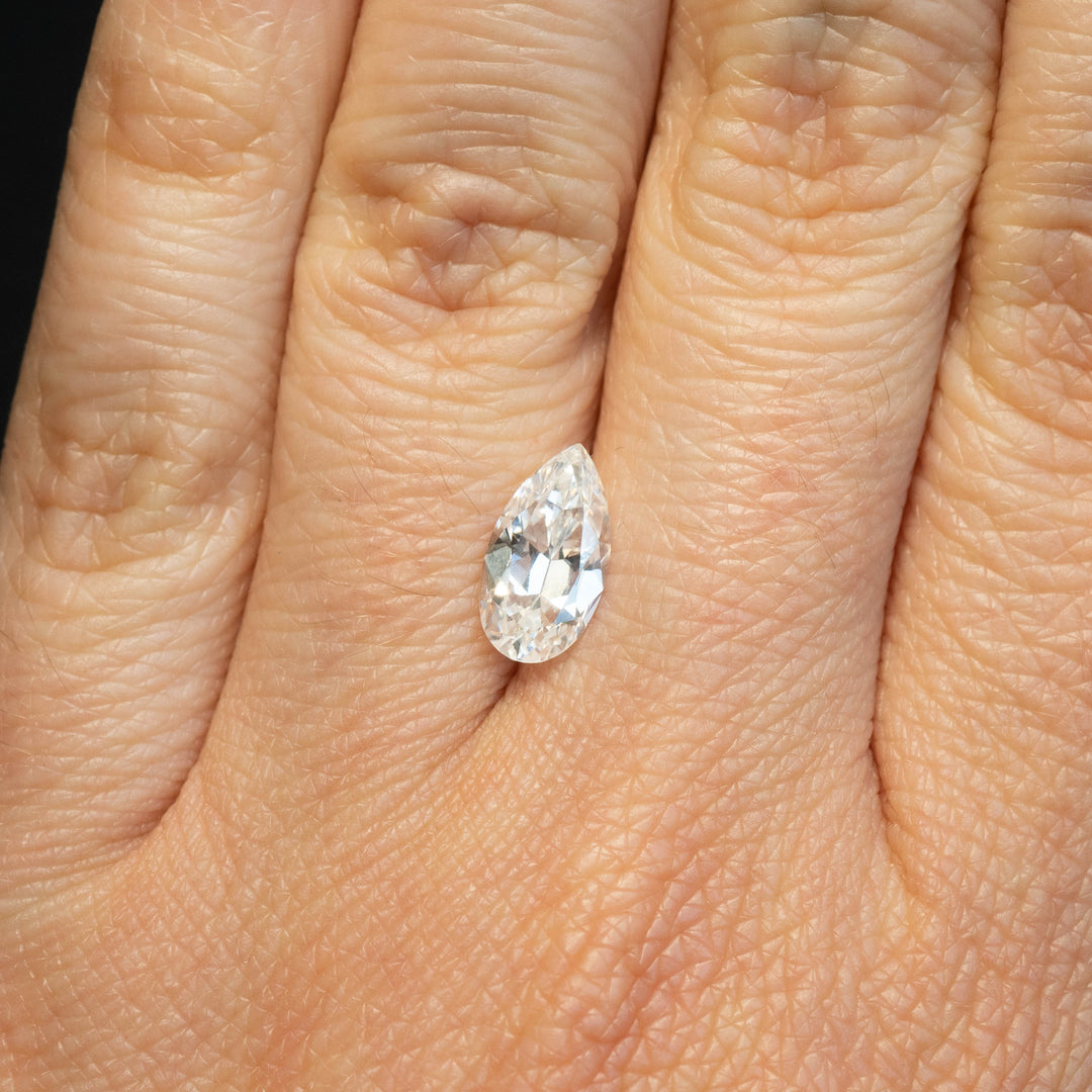 Antique Pear Modified Brilliant Cut Diamond E VS1
