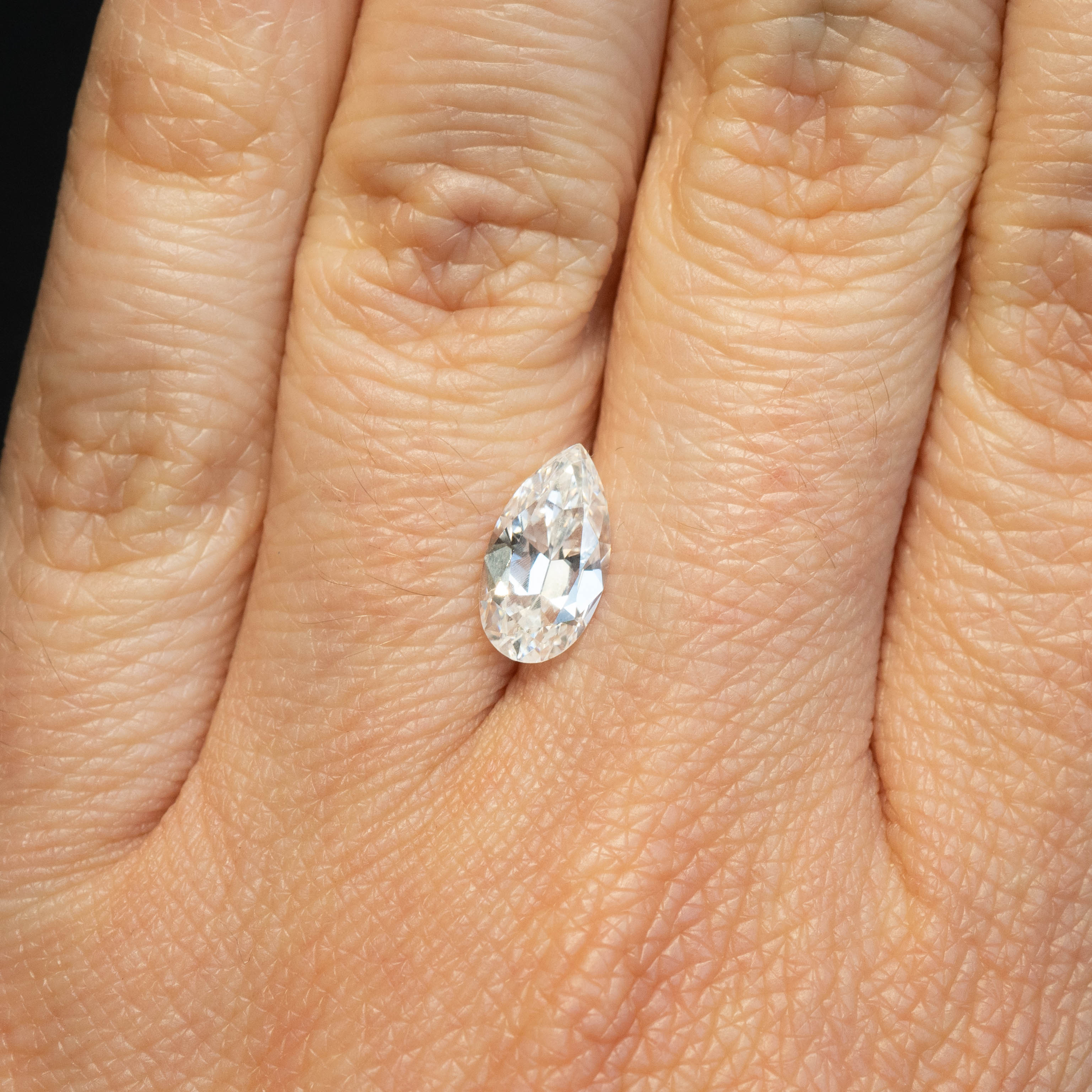 Antique Pear Modified Brilliant Cut Diamond | 1.6ct | E VS1