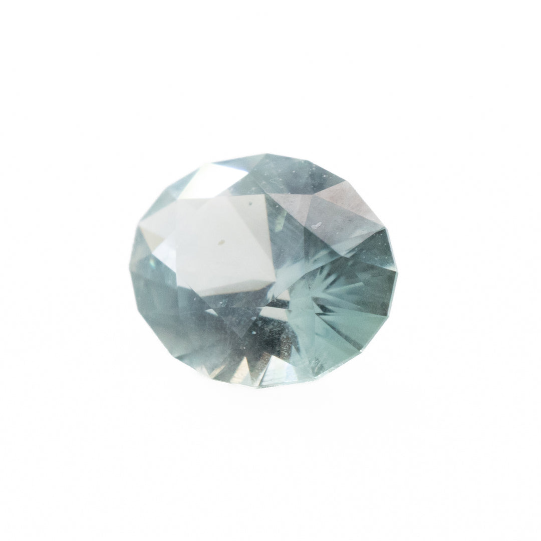 Pale Greenish-Blue Oval Sapphire | 0.60ct