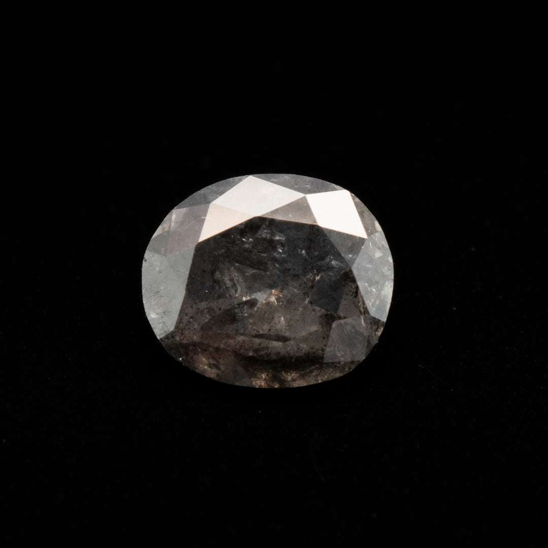 Oval Double-Cut Salt + Pepper Diamond | 1.08 ct.