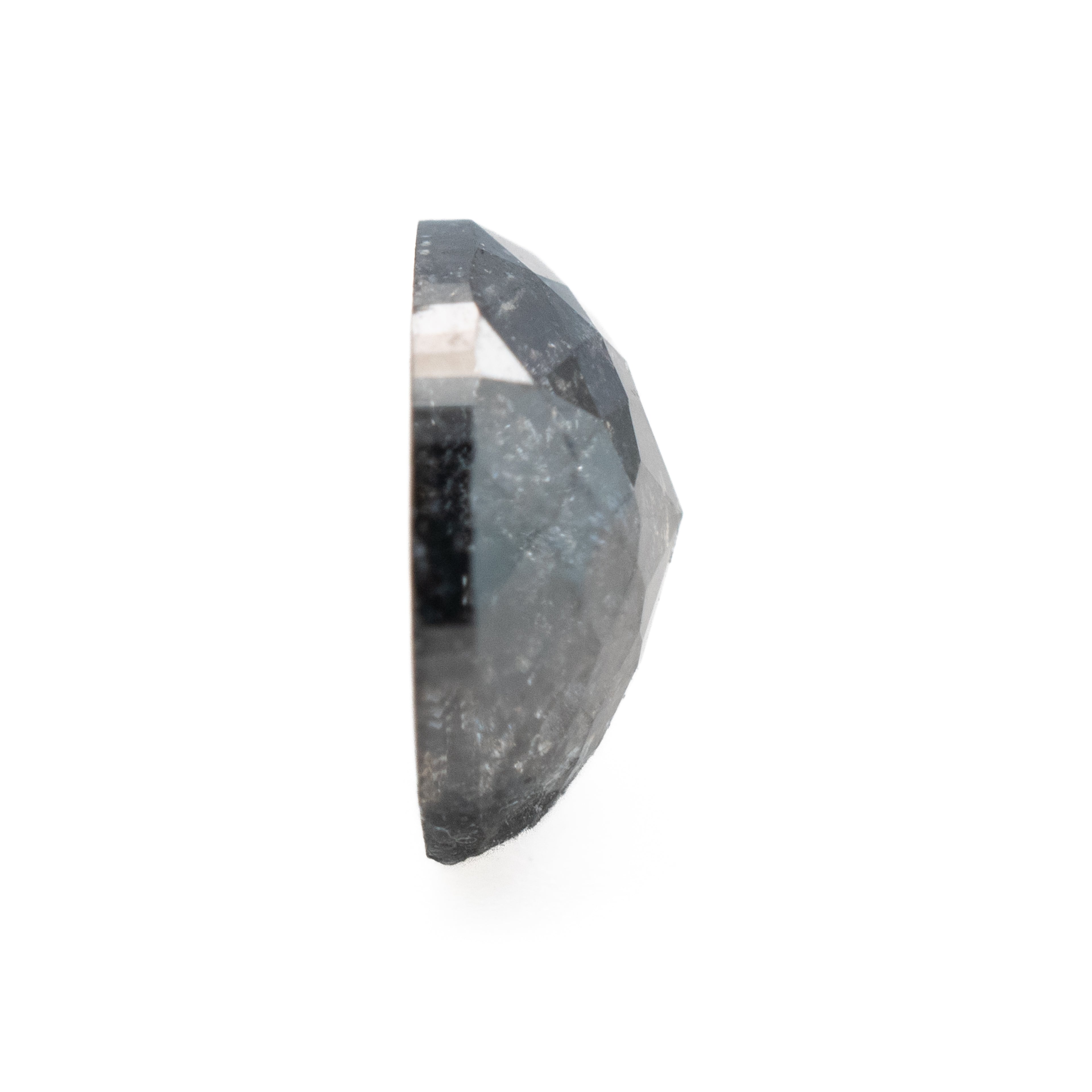 Oval Rose Cut Salt + Pepper Diamond | 1.26ct