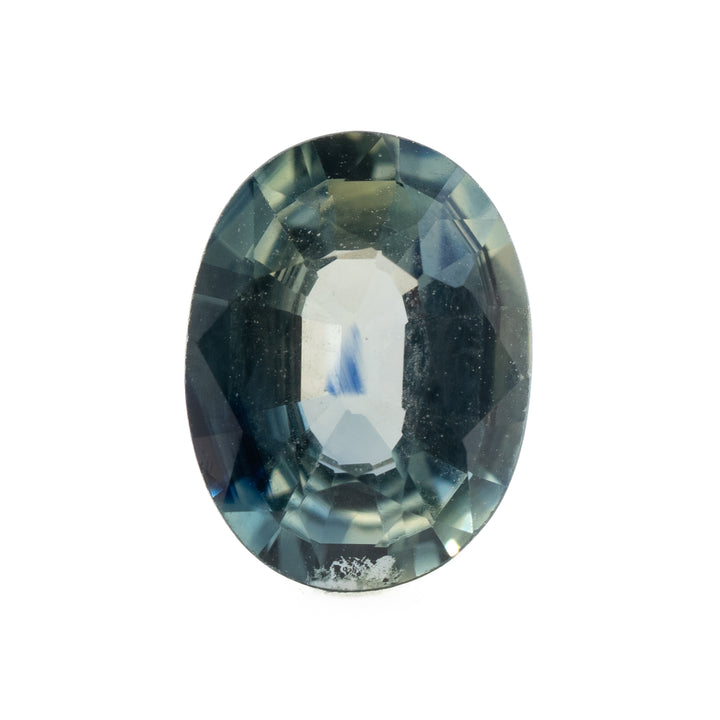 Blue-Green Oval Sapphire | 1.24 ct. | Unheated, Madagascar Origin