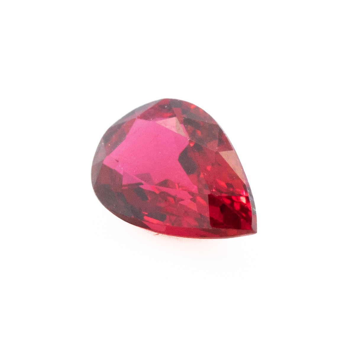 Crimsonflare | Pear Brilliant-Cut Ruby, 0.59 ct