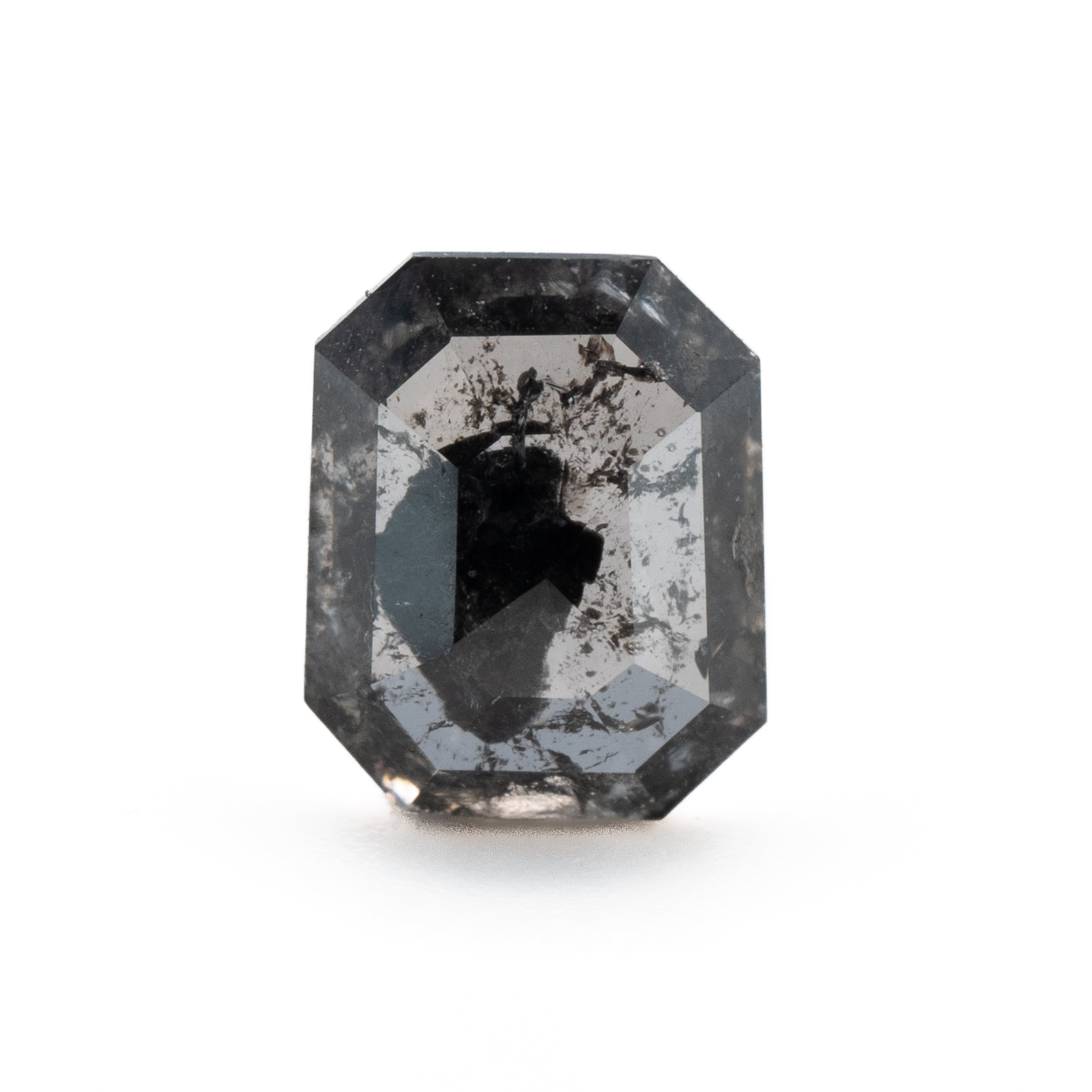 Cut-Corner Rectangular Salt + Pepper Diamond No.1 | 0.49ct