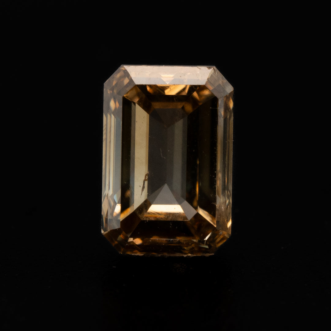 Emerald Cut Diamond | 0.96ct | Champagne