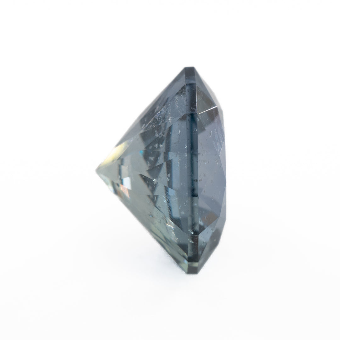 Teal-Grey Round Sapphire | 3.60ct
