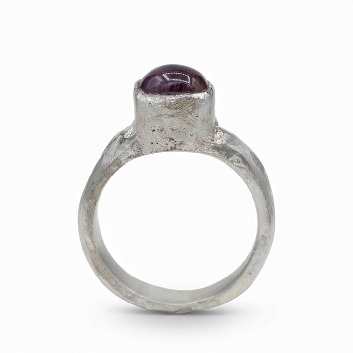 Rose Relic Ring — Pink Tourmaline Cabochon