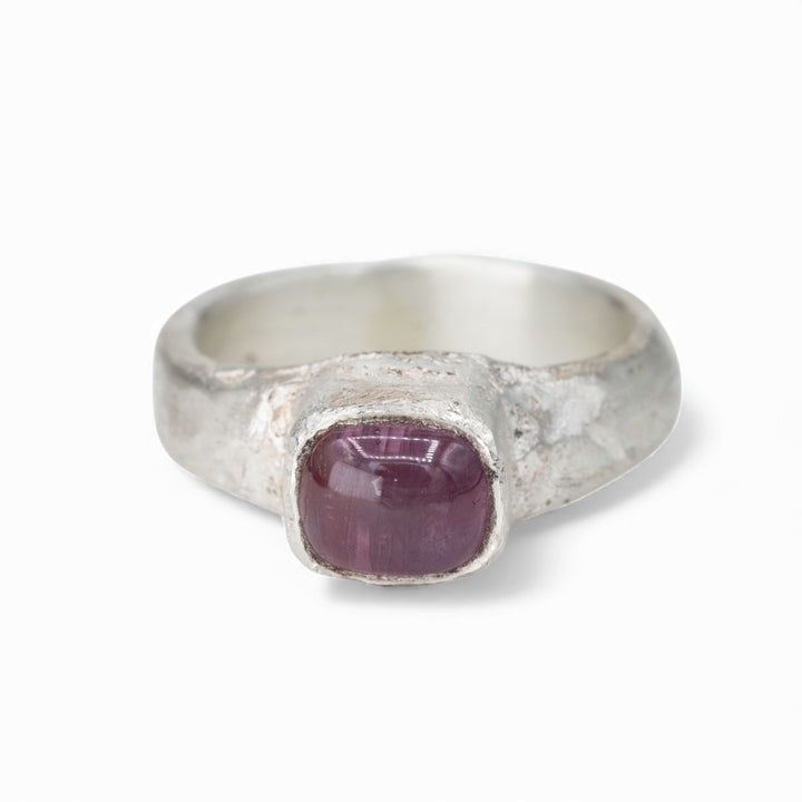 Rose Relic Ring — Pink Tourmaline Cabochon