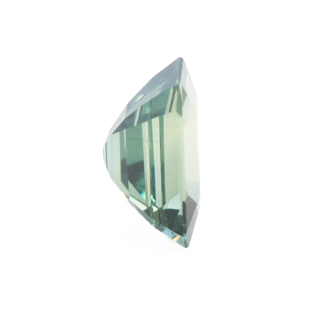 Greenish Teal Emerald-Cut Sapphire | 2.25ct