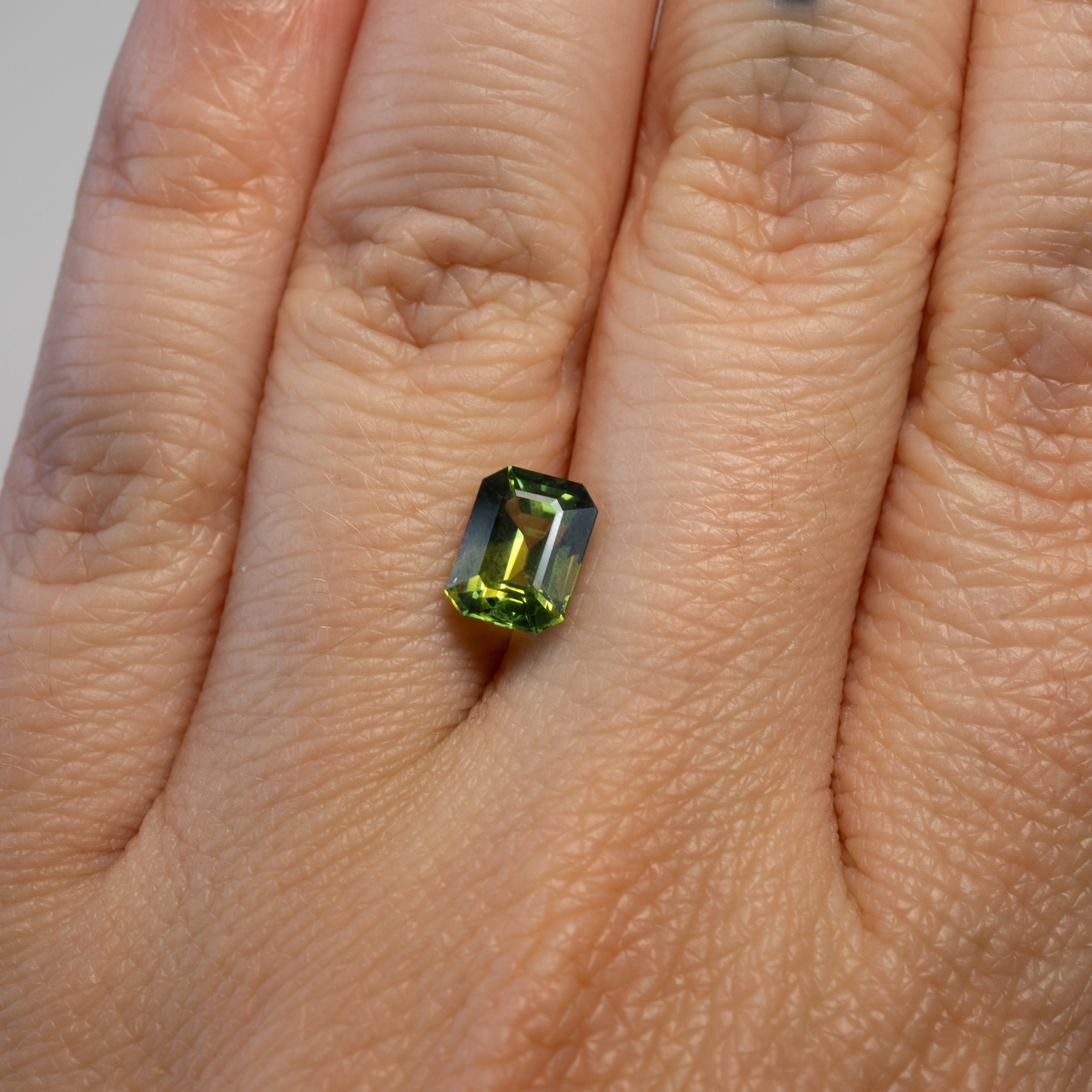 Sylvan | Emerald-Cut Green-Blue Sapphire, 2.02 ct