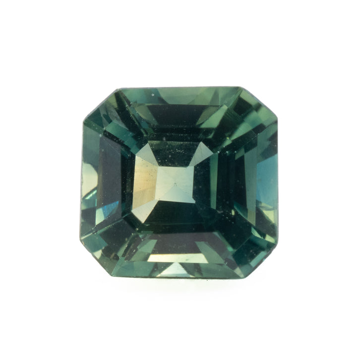 Teal Asscher Cut Sapphire | 1.35ct