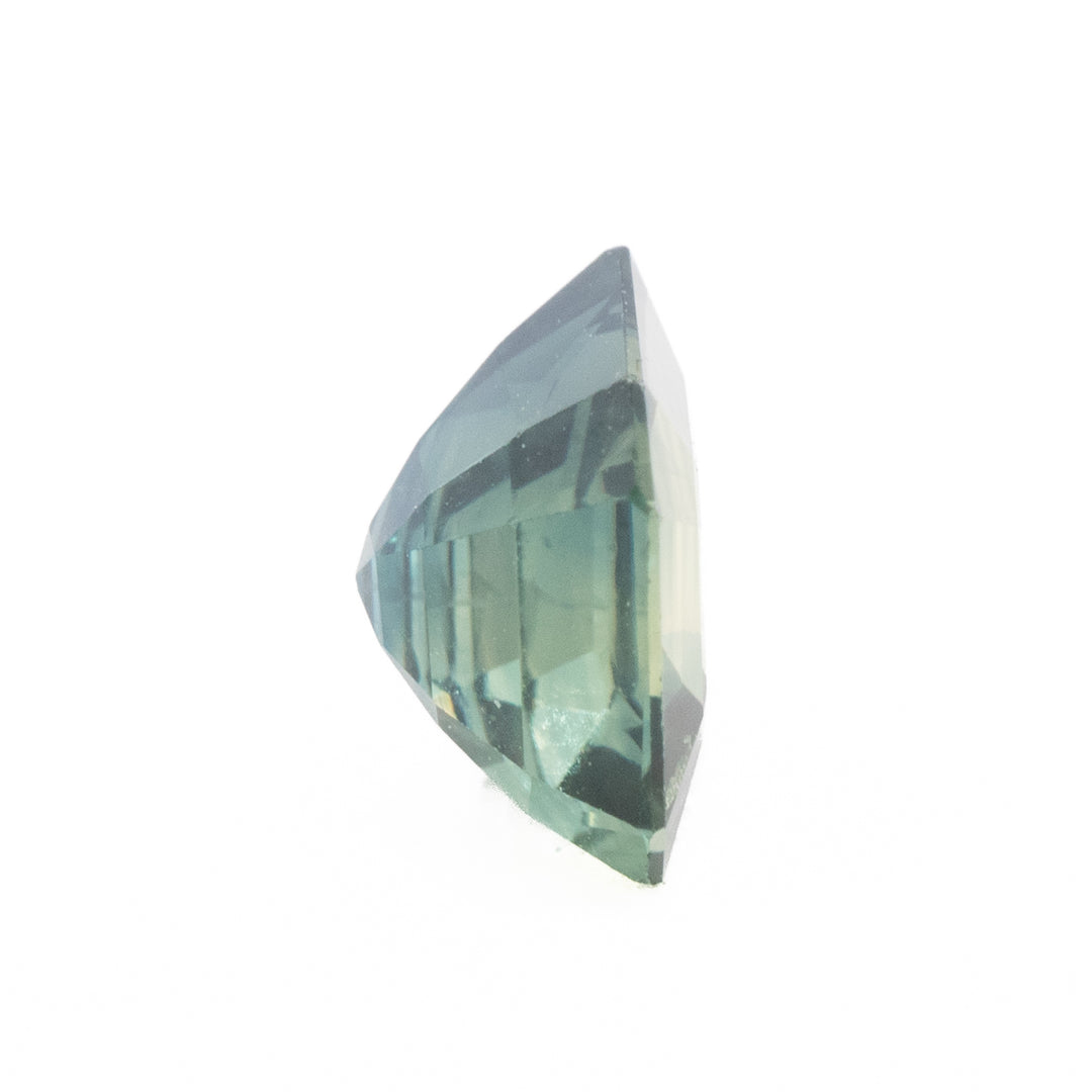 Teal Asscher Cut Sapphire | 1.35ct