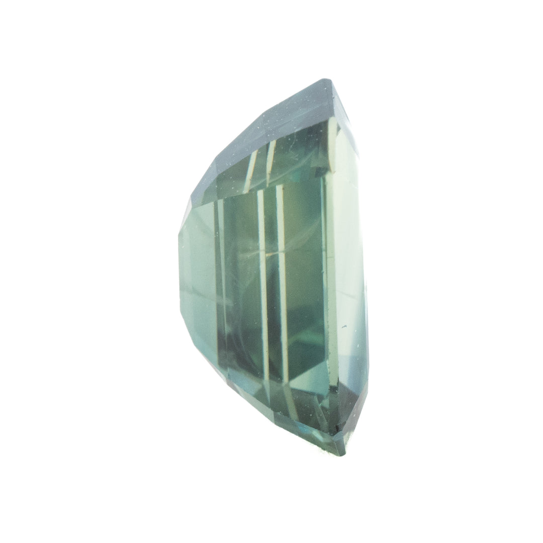 Teal Emerald Cut Sapphire | 2.24ct