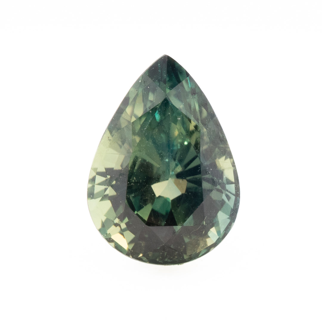 Yellow-Green Pear Shaped Sapphire | 2.27ct