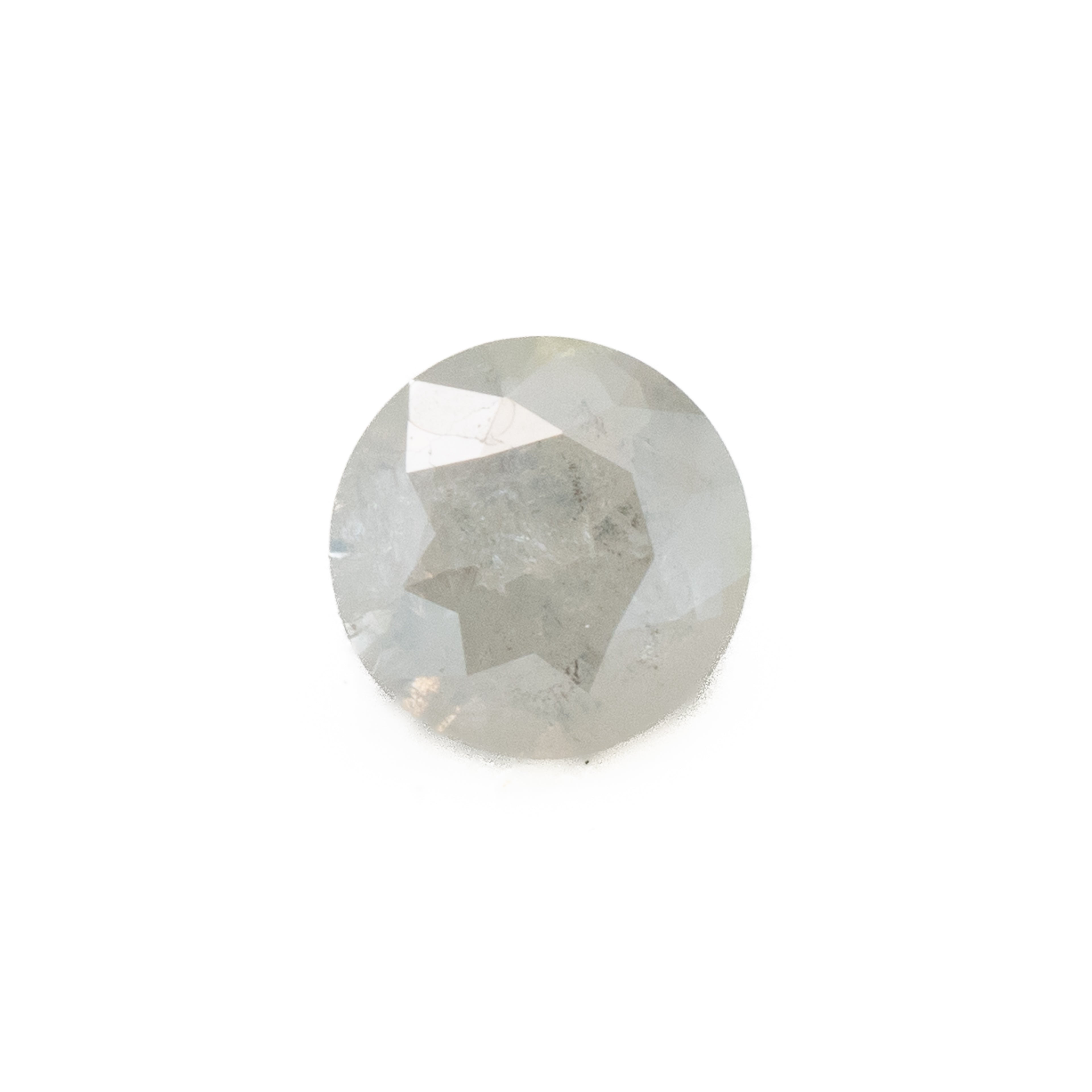 Round Brilliant Icy Salt + Pepper Diamond | 0.21ct