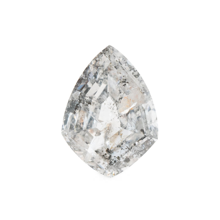 Shield Rose Cut Salt + Pepper Diamond | 0.82ct | Canada Origin