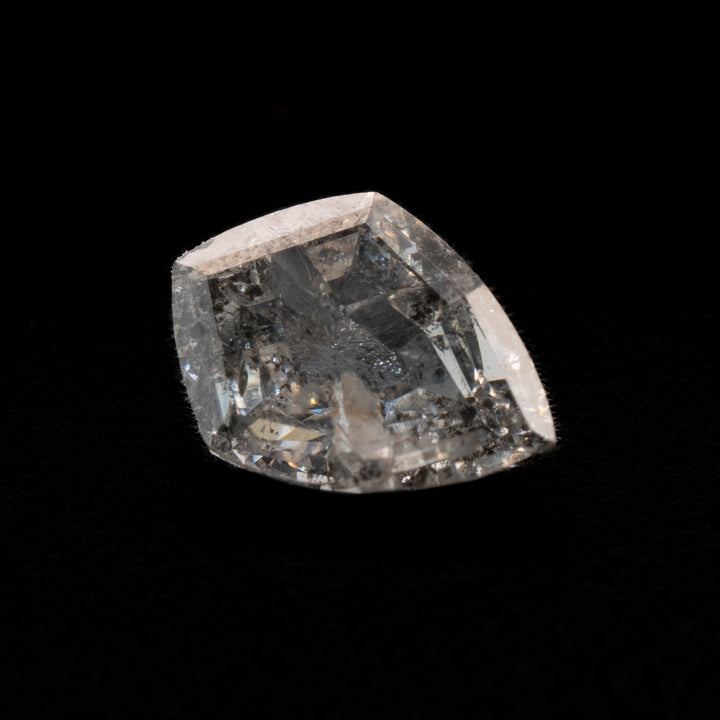 Shield Rose Cut Salt + Pepper Diamond | 0.82ct | Canada Origin