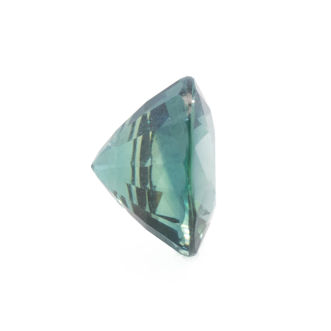 Blue-Teal Round Sapphire | 1.09ct | Madagascar Origin