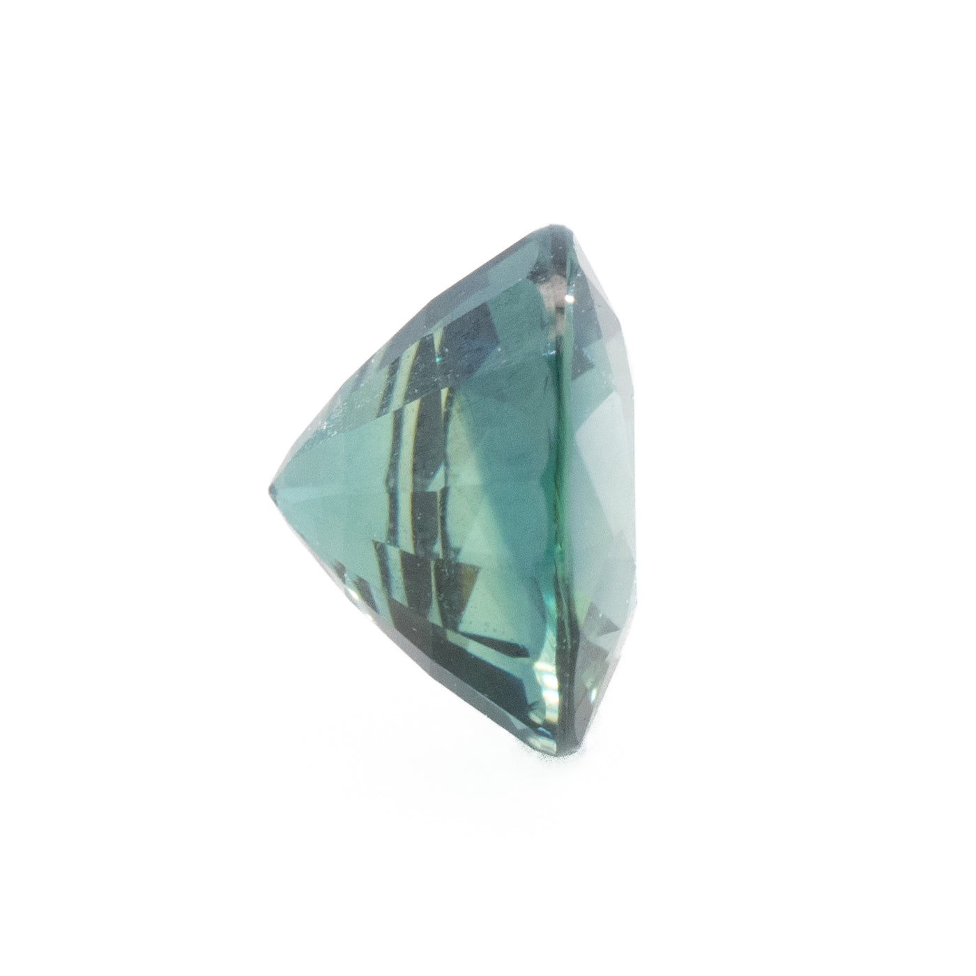 Blue-Teal Round Sapphire | 1.09ct | Madagascar Origin