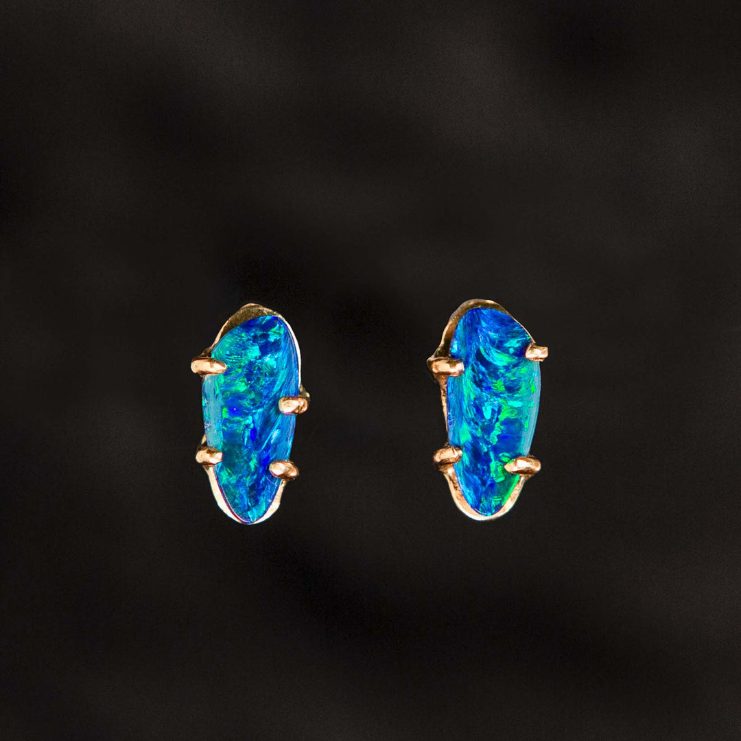 Daybreak Opal Stud Earrings No. 1