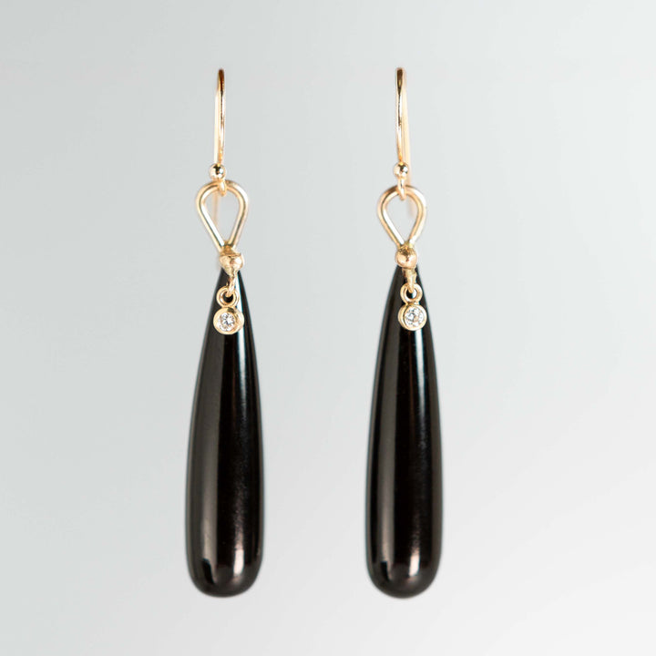 Onyx Twig Earrings No. 2