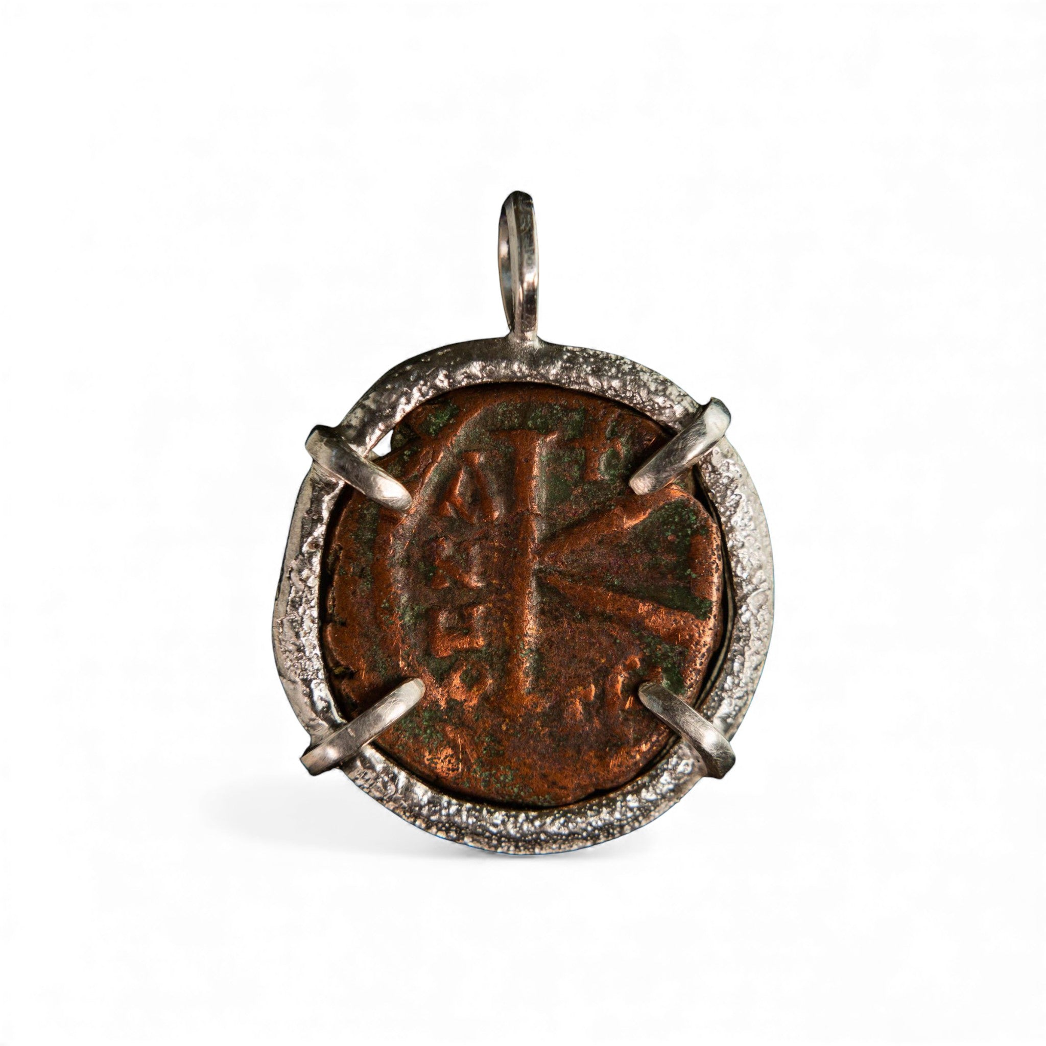 Relic K Ancient Byzantine Coin Pendant – Sterling Silver | One of a Kind