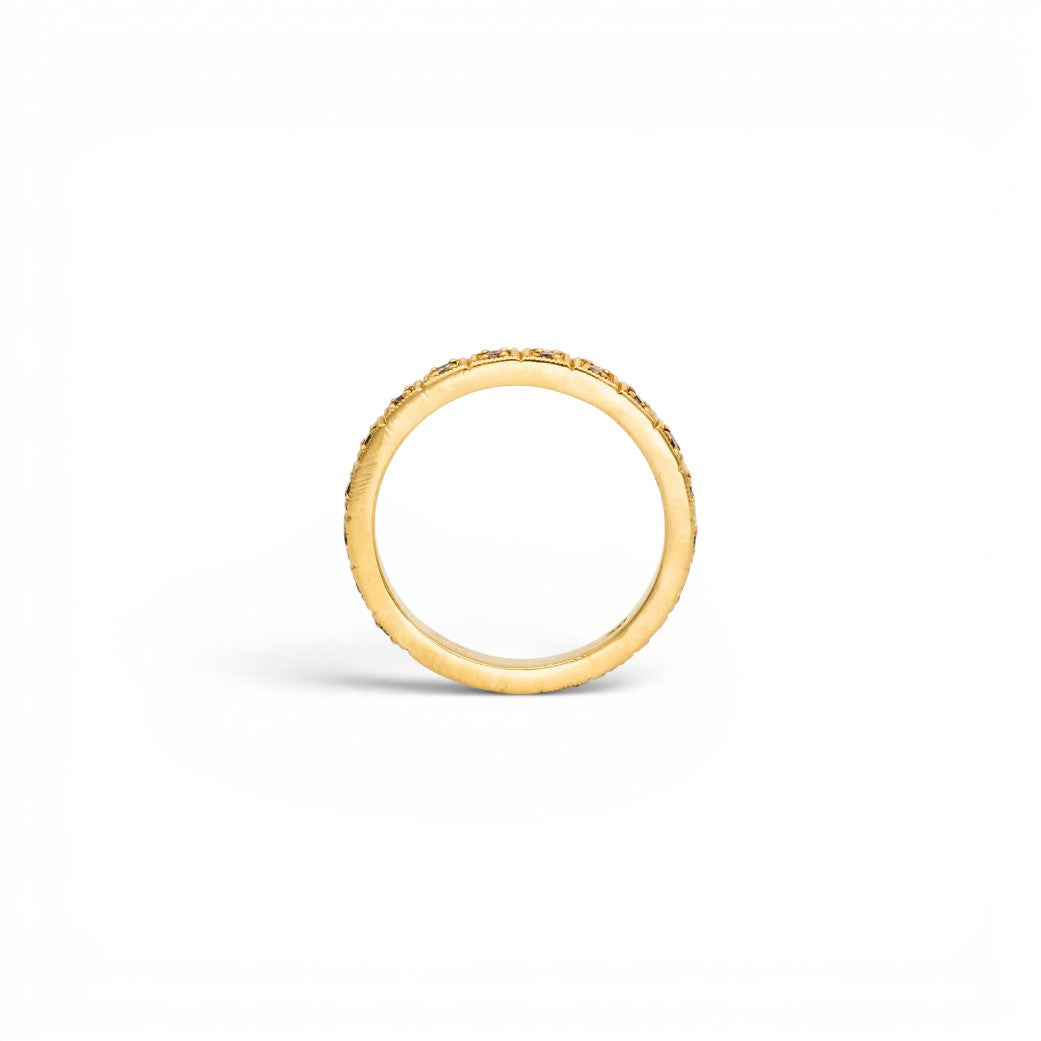 Antique Inspired Diamond Beaded Band