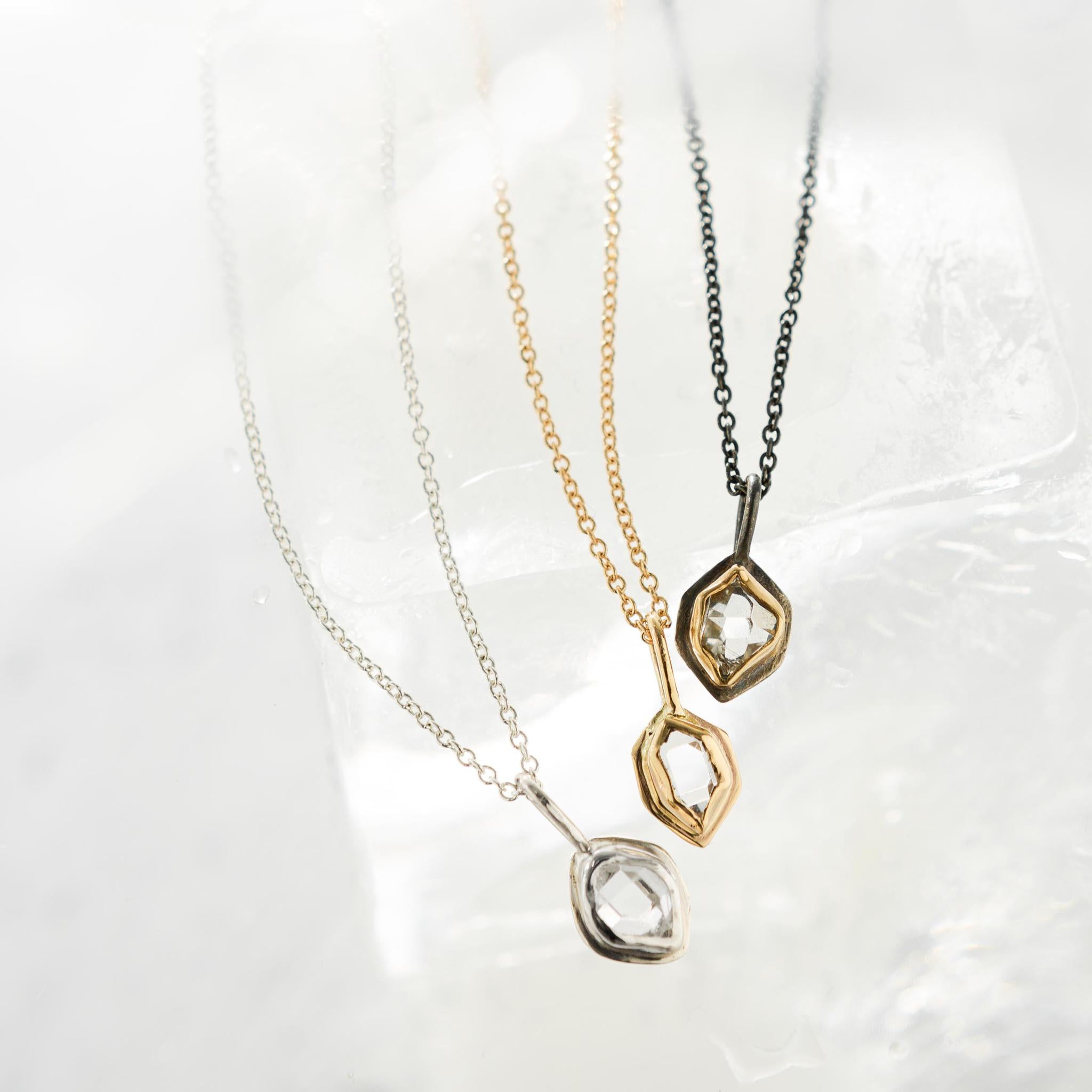Glacier Classic Charm | Herkimer Diamond
