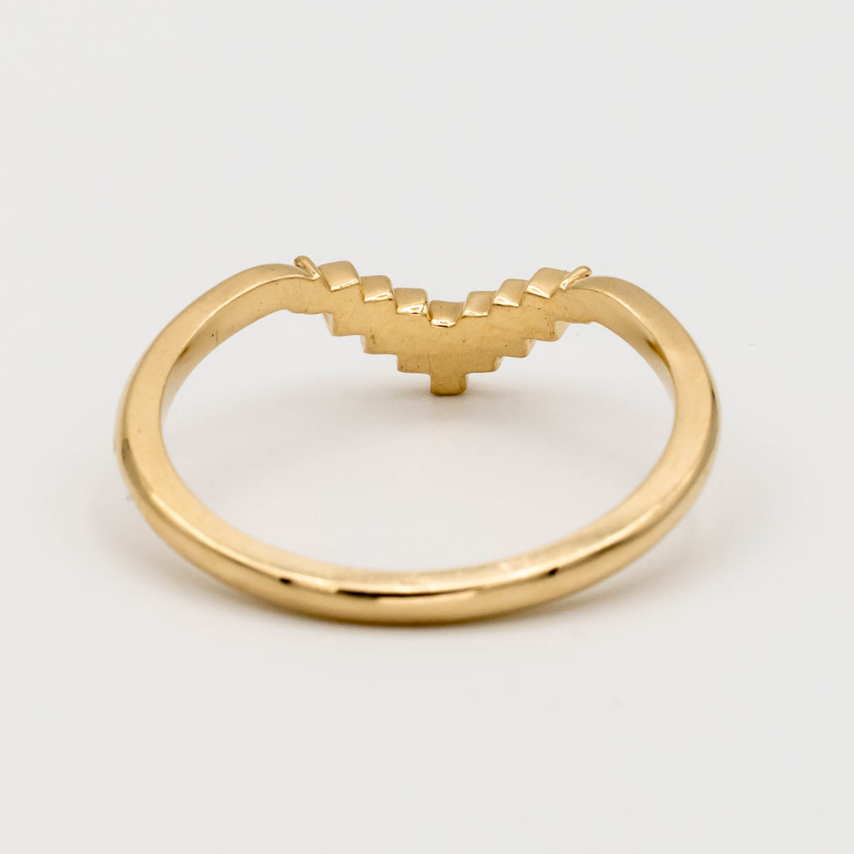 Baguette Diamond Chevron Band
