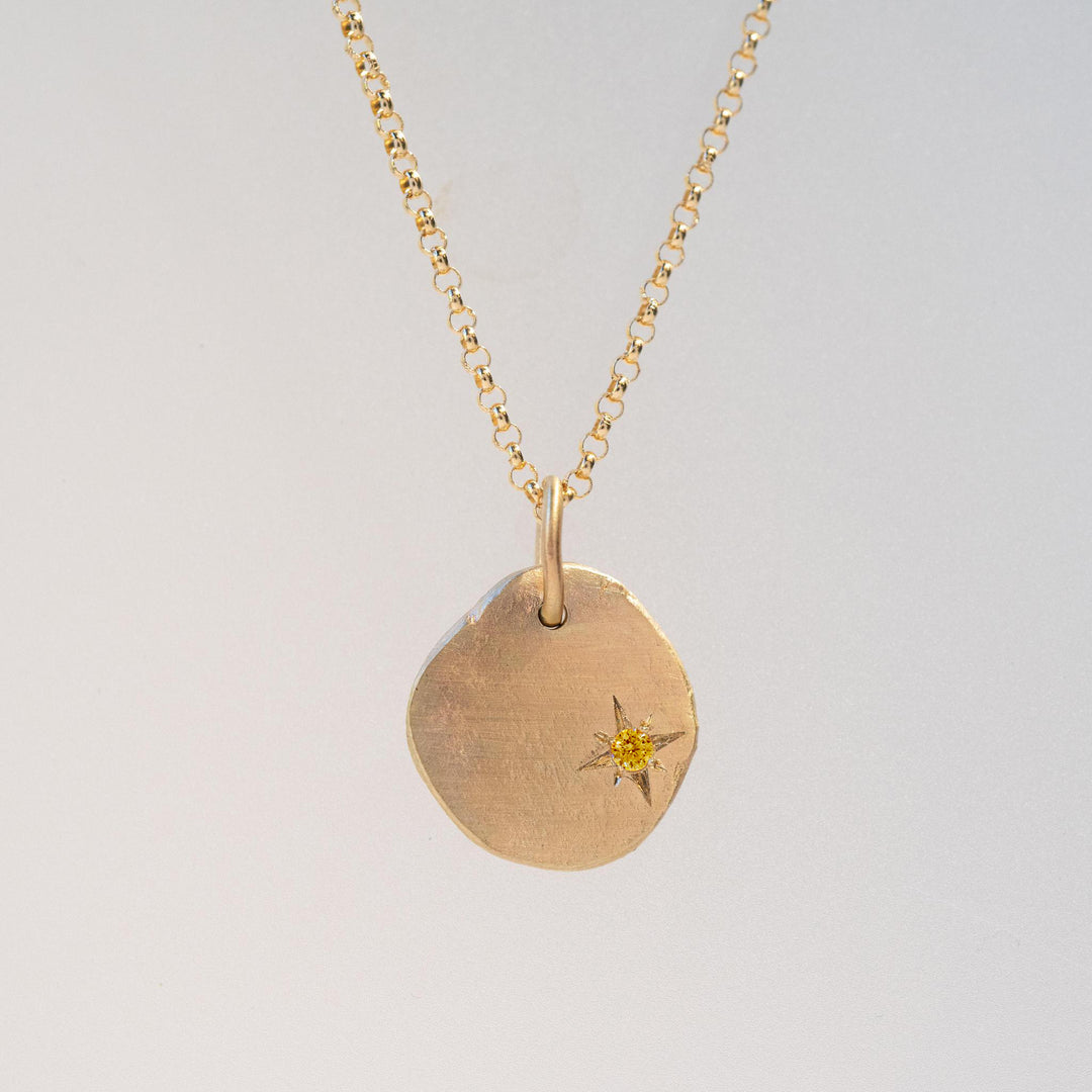 Celestial Relic Charm in 14k Gold