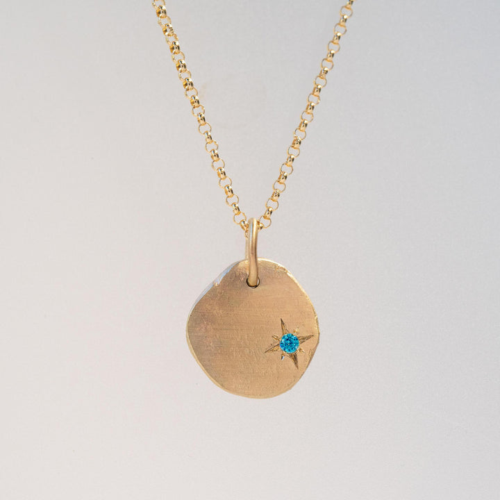 Celestial Relic Charm in 14k Gold