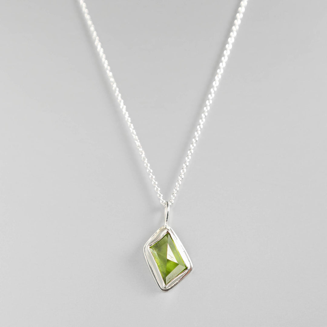 Glacier Charm | Peridot | Sterling Silver