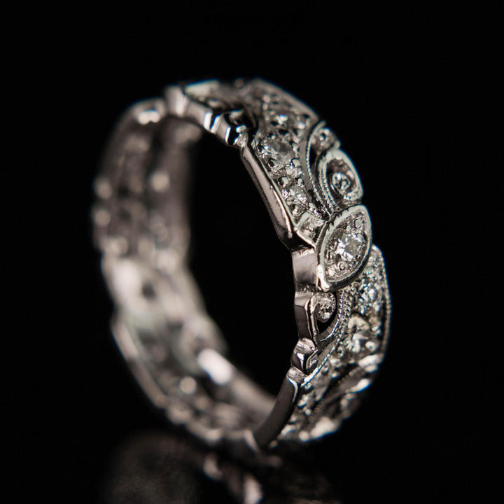 Mid Century Diamond Eternity Band | Platinum | circa 1950